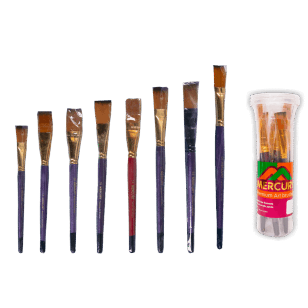 MERCURY PREMIUM FLAT BRUSHES